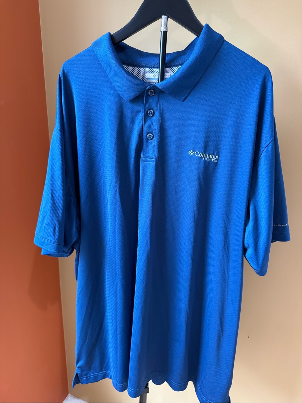 Columbia Men's Royal Blue Short-Sleeve Polo